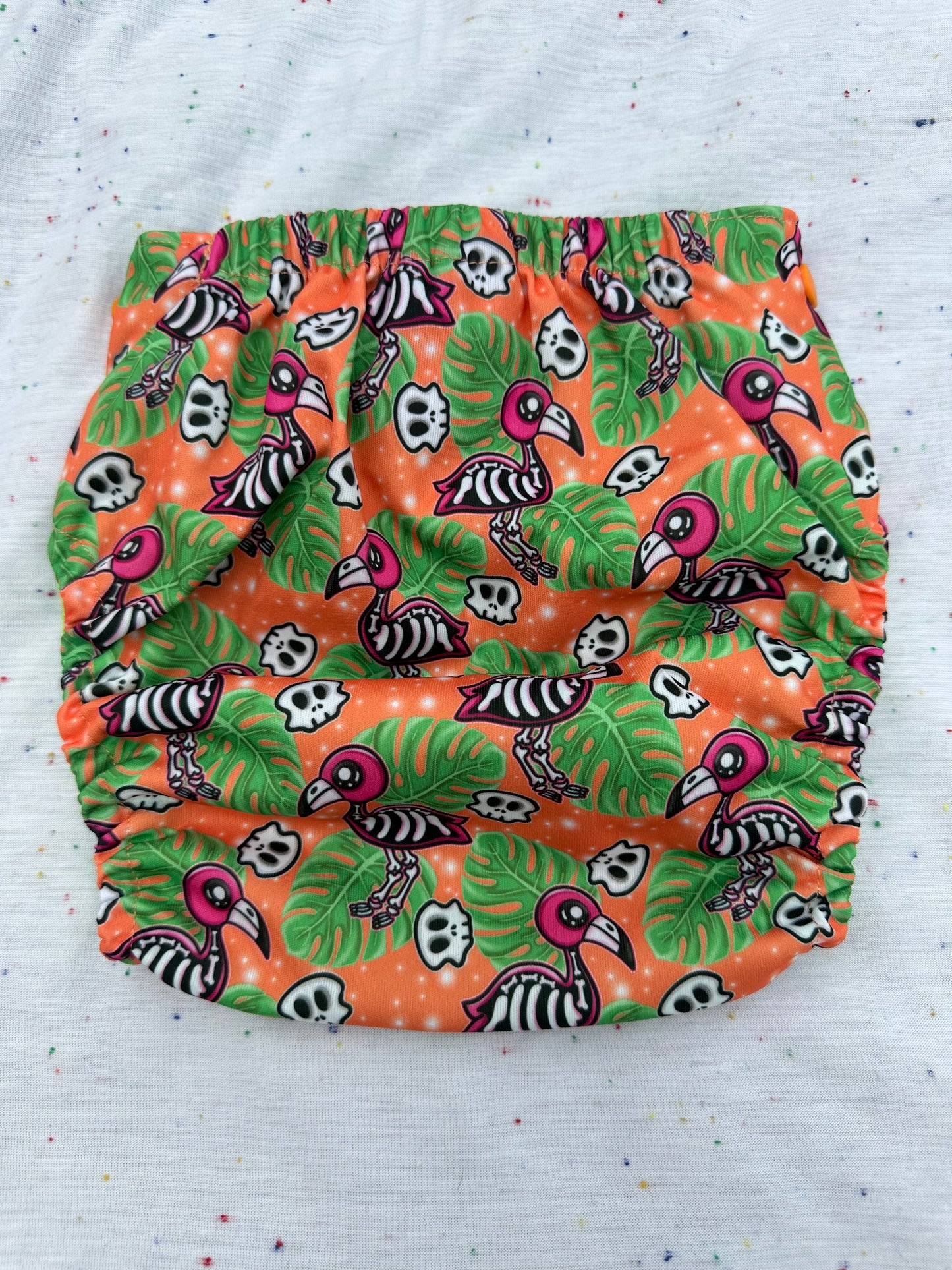 ES Pocket Diaper - Freaking Flamingos