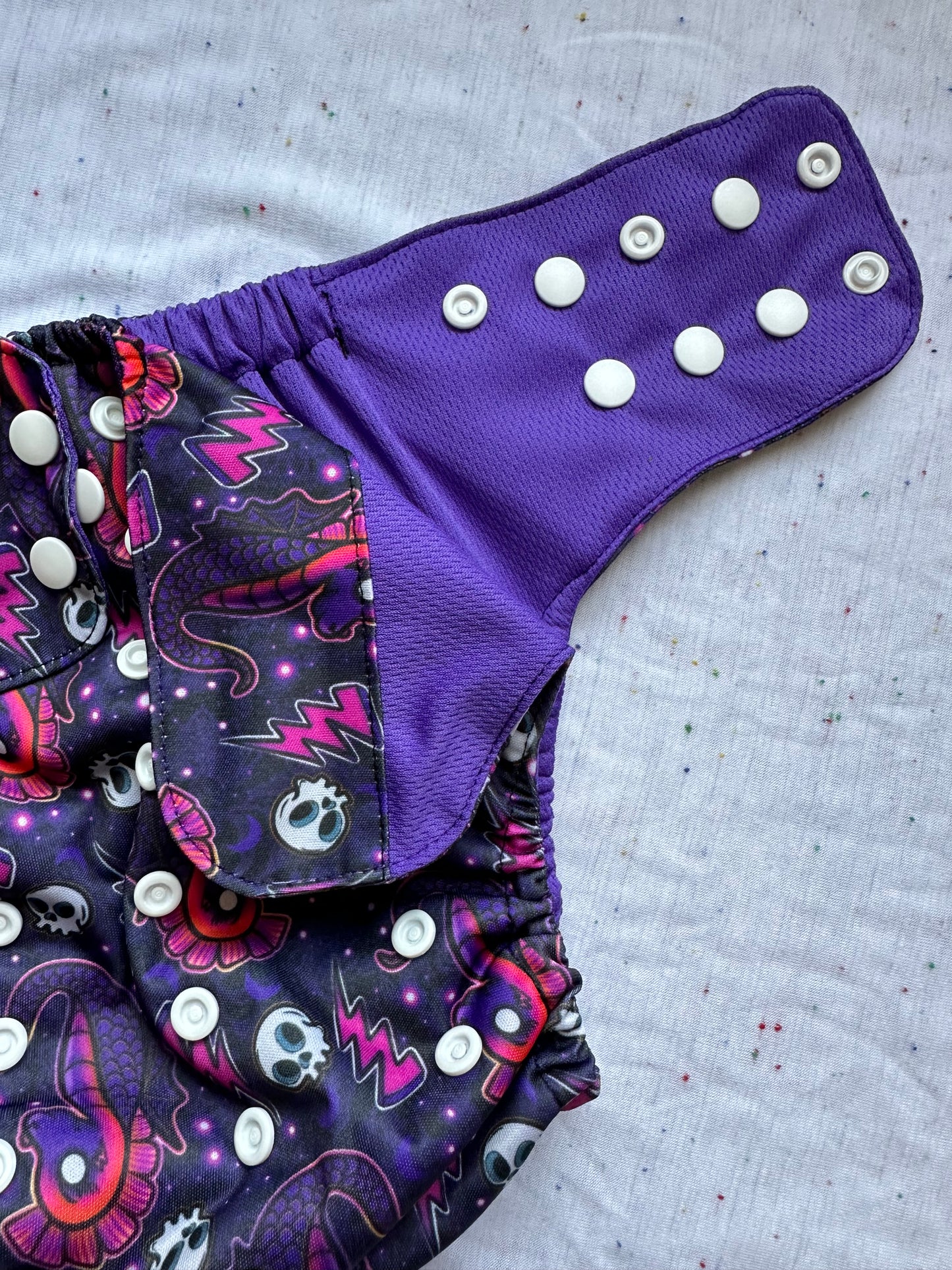 ES Pocket Diaper - Sleeping With Seahorses