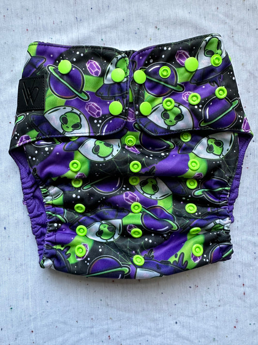 ES Pocket Diaper - Space Rocks