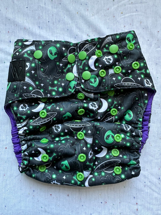 ES Pocket Diaper - The Green Reaper