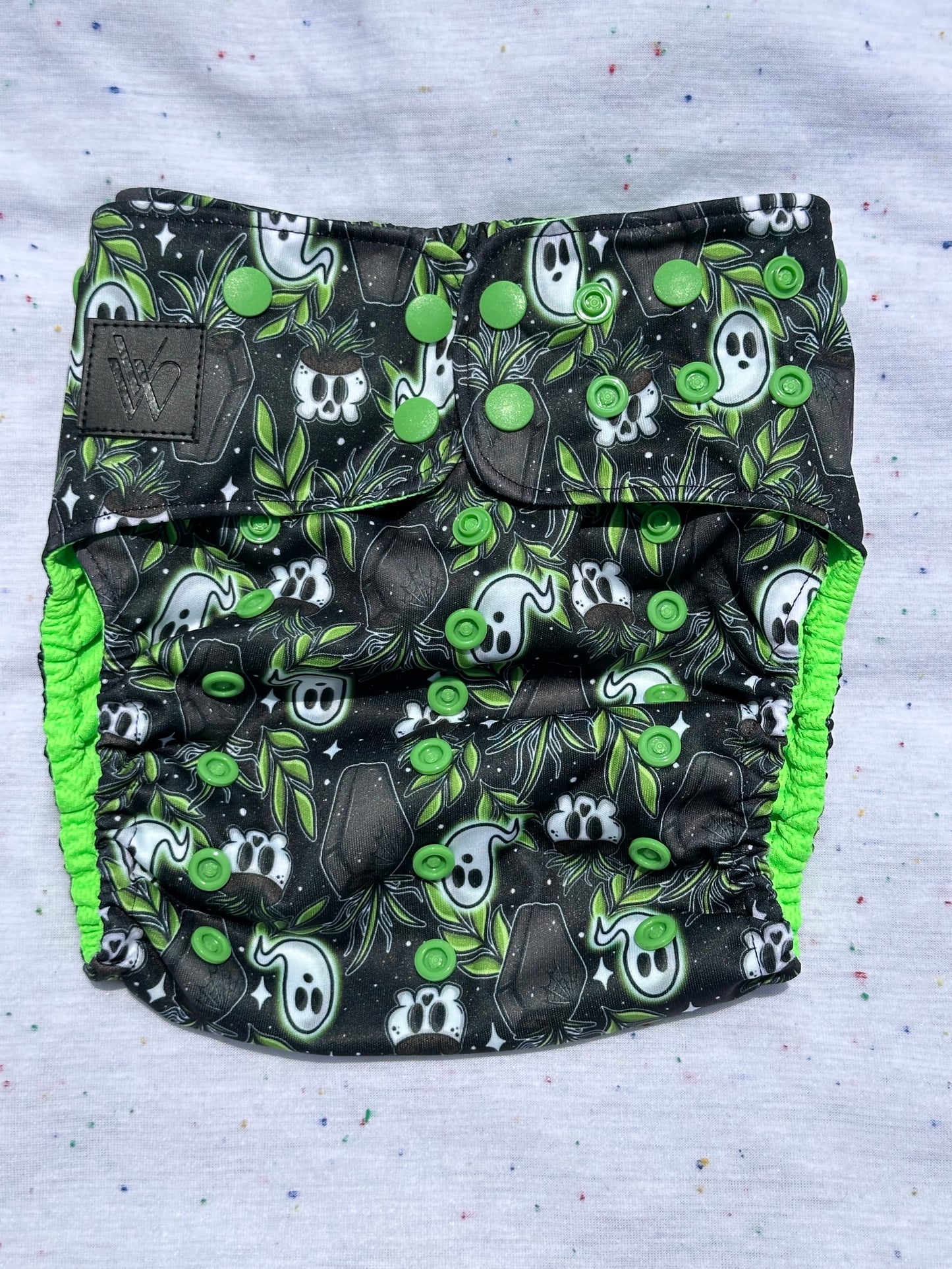 ES Pocket Diaper - Spooky Sprouts