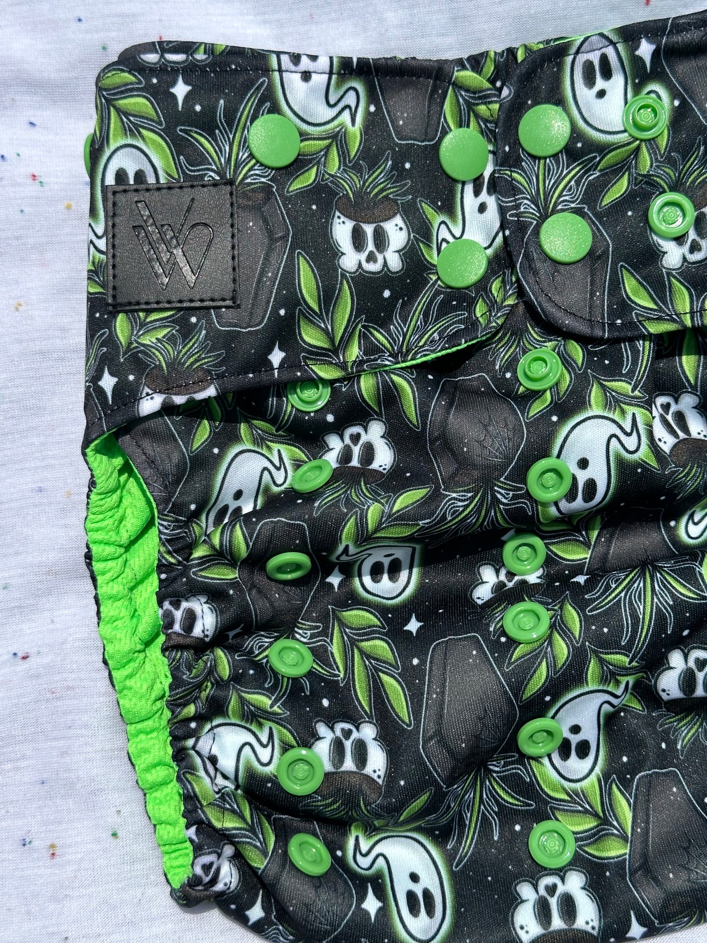 ES Pocket Diaper - Spooky Sprouts